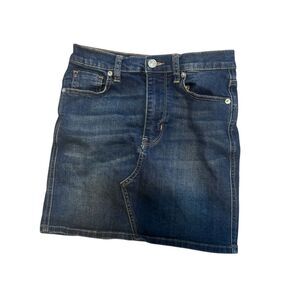 Beautiful Free People WE THE FREE Teagan Denim Skirt size 25 Great Condition